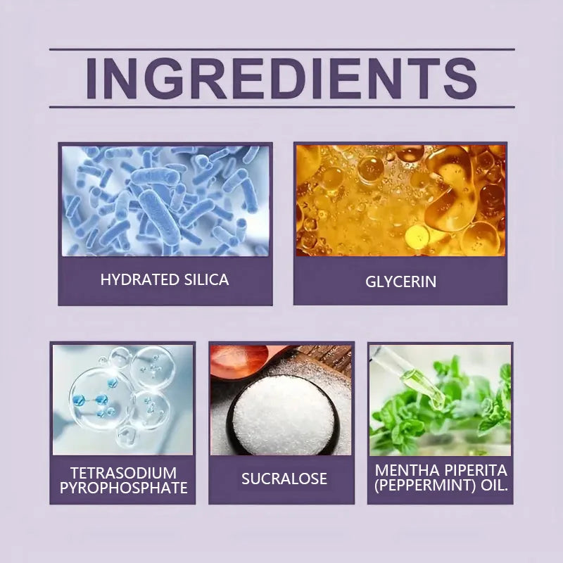 Purple Teeth Whitening Toothpaste