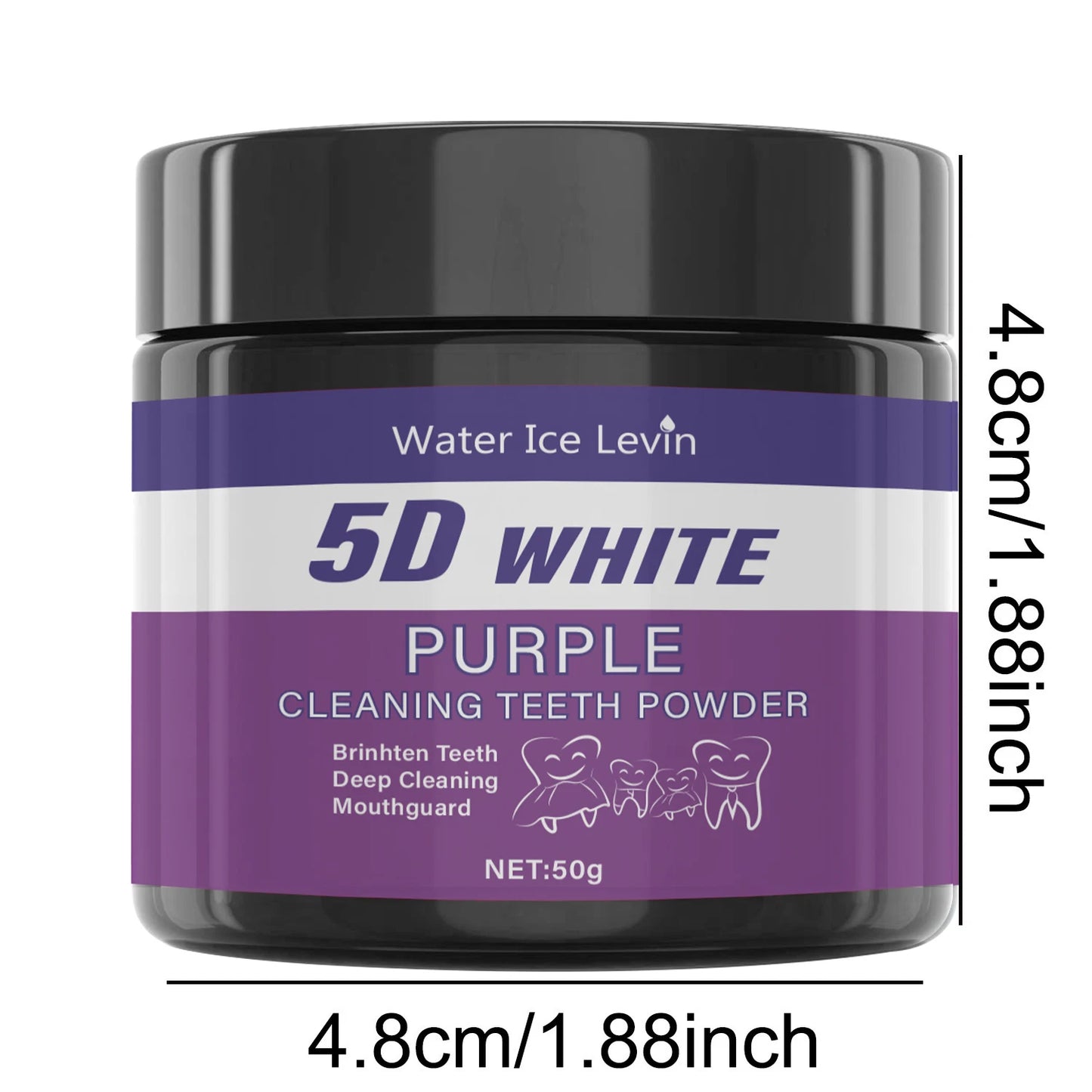 Purple Teeth Cleaning Powder