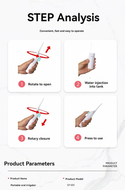 High Pressure Oral Irrigator