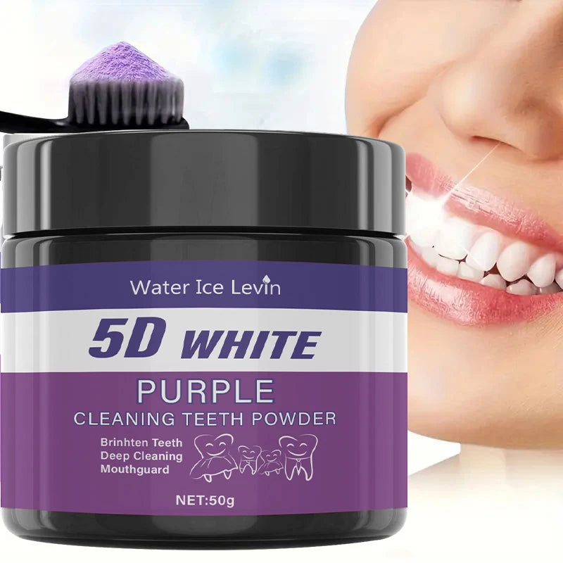 Purple Teeth Cleaning Powder